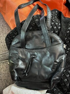 Wilsons Leather Black Mini Leather Tote Bag
